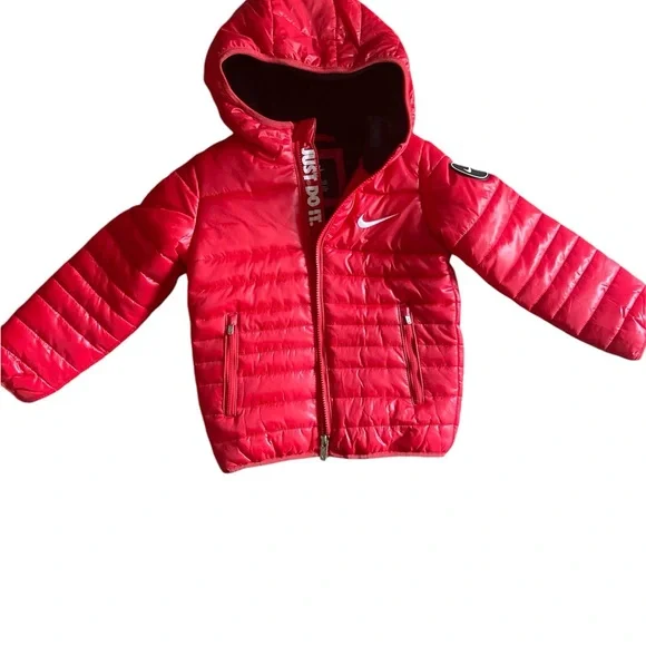 Toddler Filled Quilted Jacket Nike Size Small 4 and 5yrs - Picture 5 of 10